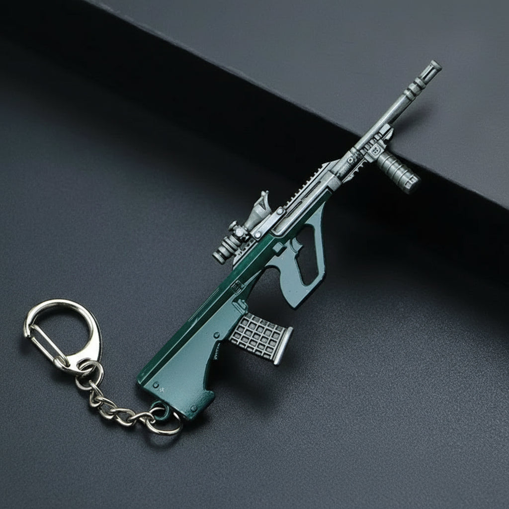 Steyer AUG Assault Rifle Keychain (Blue)