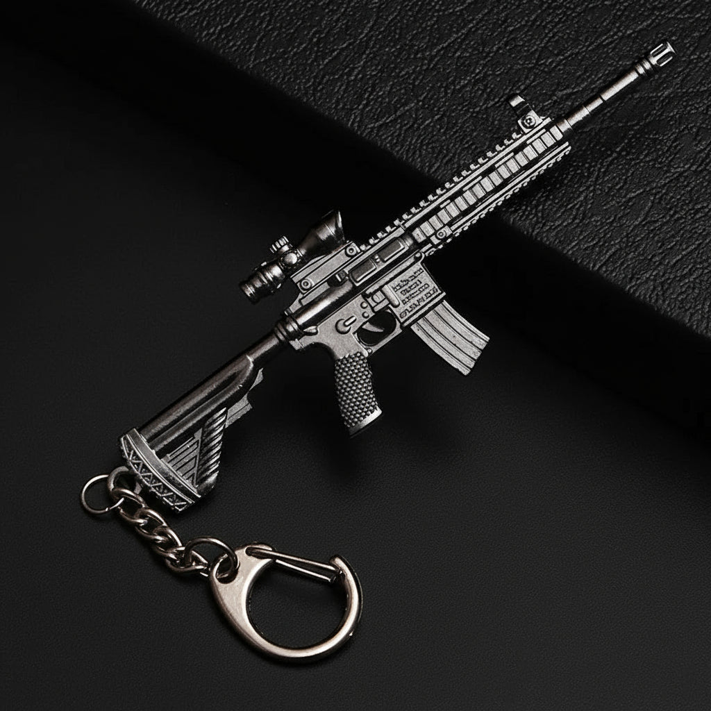 M416 Assault Rifle Keychain